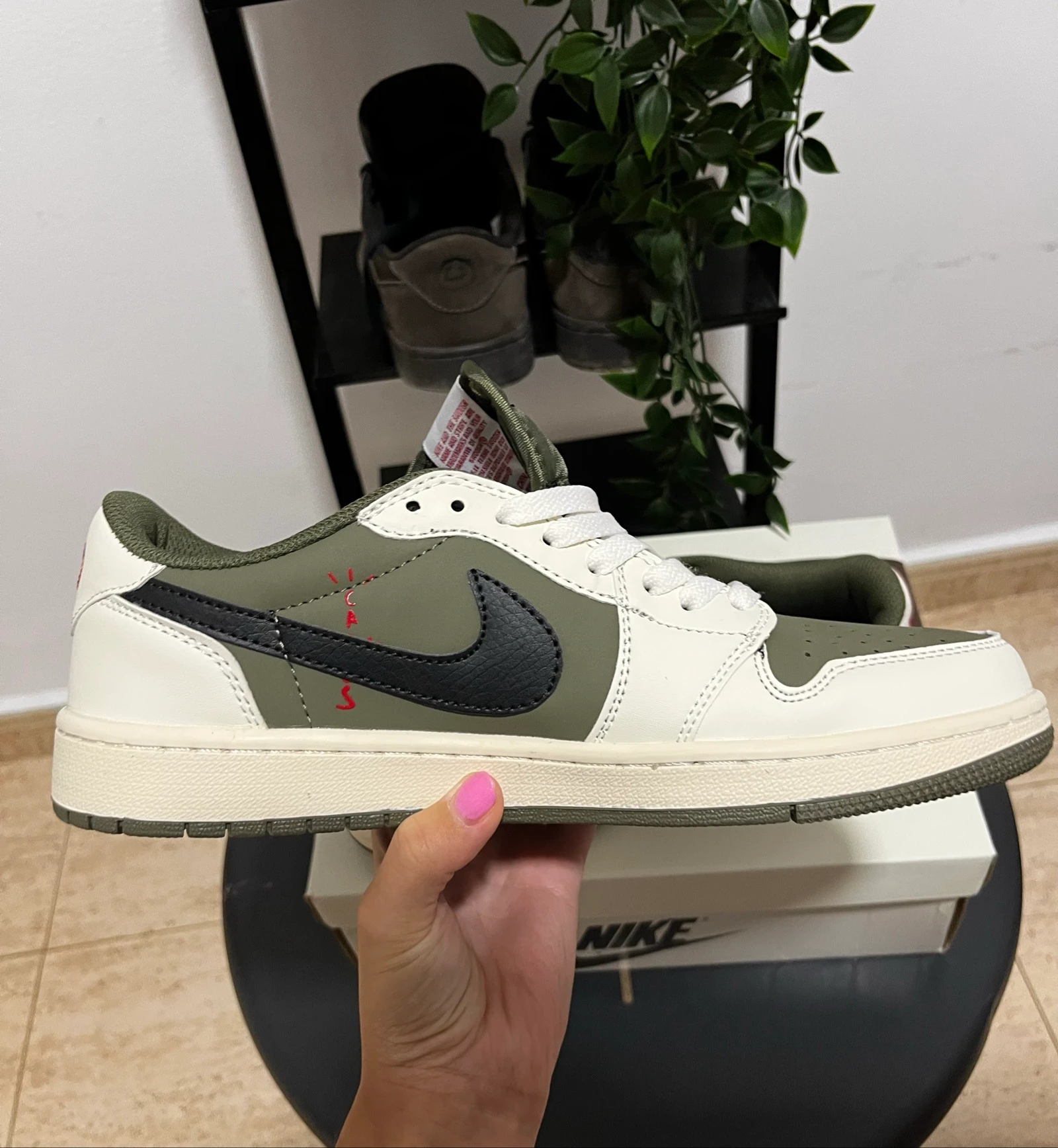 Jordan 1 Retro Low OG SP Travis Scott Medium Olive Size43 – photo 4